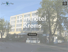 Tablet Screenshot of parkhotel-krems.at